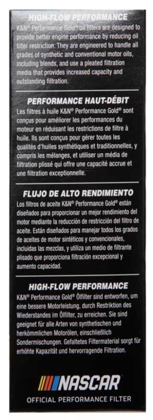 Dodge Durango Oil Filter - K&N Engineering - Performance - `14-`17
